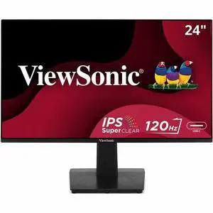 Viewsonic VA2448-MHU 24 Inch Full HD 1080p IPS Monitor with 120Hz, Variable Refresh Rate, Eye Care, HDMI, VGA, and USB C Inputs for Home and Office - 23.8" Viewable - In-plane Switching (IPS) Tec