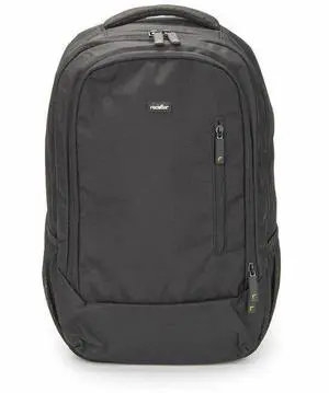 Rocstor UrbanPro Rugged Carrying Case (Backpack) for 13.3" to 16" Apple, HP, Lenovo, Microsoft, Dell Notebook - Black - TAA Compliant - Water Resistant, Scratch Resistant, Weather Resistant,