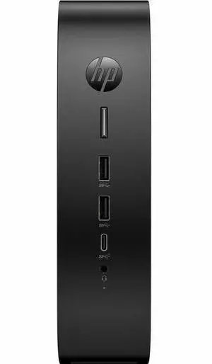 HP Elite t755 Thin Client Ryzen Embedded V2546 Hexa-core (6 Core) 3 GHz - Black - TAA Compliant - AMD Chip - 8 GB RAM DDR4 SDRAM - 256 GB SSD Radeon Graphics - Gigabit Ethernet - Windows 11 IoT Enterp