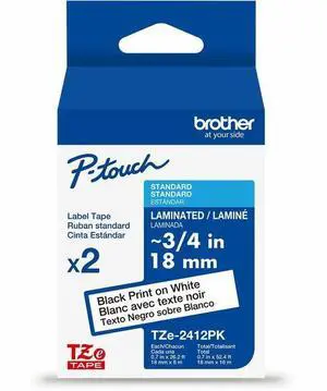 BLACK/WHITE TAPE (18MM) (2 PAC BLACK/WHITE TAPE (18MM) (2 PAC