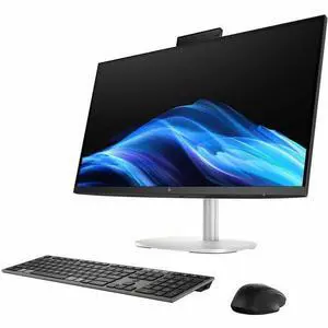 HP EliteStudio 8 AiO G1i All-in-One Computer - Intel Core Ultra 7 265 - vPro Technology - 32 GB - 1 TB SSD - 27" QHD Touchscreen - Desktop - Pike Silver - Intel Q870 Chip - 2560 x 1440 - Windows