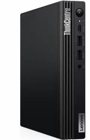 Lenovo ThinkCentre M70q Gen 5 12TD001GUS Desktop Computer - Intel Core i5 14th Gen i5-14400T - 8 GB - 256 GB SSD - Tiny - Black - Intel Q670 Chip - Windows 11 Pro - Intel UHD Graphics 730 DDR5 SDRAM -