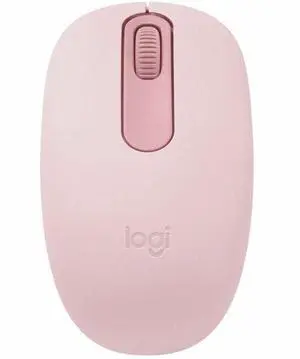 Logitech M196 Mouse - Optical - Wireless - 32.81 ft - Bluetooth - Pink - 1000 dpi - Scroll Wheel - Small/Medium Hand/Palm Size - Symmetrical - 1 x AA Battery Supported
