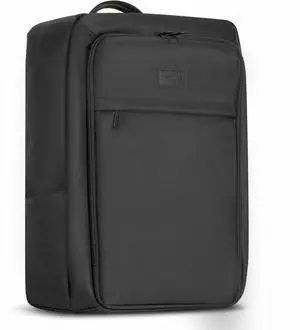 Champs Onyx Carrying Case (Backpack) for 11" to 15.6" Water Bottle, Notebook, Tablet, Glasses, Travel - Black - Water Resistant - Nylon Body - Shoulder Strap, Trolley Strap, Handle - 5.7