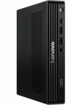 Lenovo ThinkCentre M90q Gen 6 13AC001UUS Desktop Computer - Intel Core Ultra 5 235 - 32 GB - 1 TB PCI Express NVMe 4.0 x4 SSD - Tiny - Black - Intel Q870 Chip - Windows 11 Pro - Intel DDR5 SDRAM - Eng