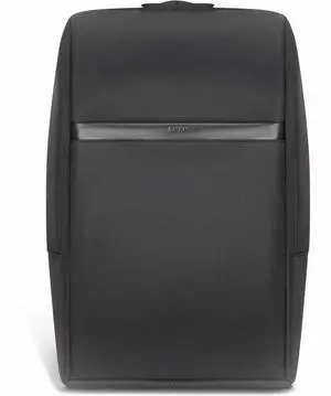 Champs Onyx Carrying Case (Backpack) for 11" to 15.6" Water Bottle, Notebook, Tablet, Glasses, Travel - Black - Water Resistant - Nylon Body - Shoulder Strap, Trolley Strap, Handle - 6.3