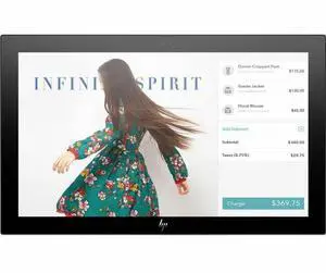 HP Engage 14 14" Class Webcam LED Touchscreen Monitor - 16:9 - 14" Viewable - Projected Capacitive - 1920 x 1080 - Full HD - Vertical Alignment (VA) - 400 Nit - Edge LED Backlight - Speakers