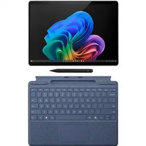 Microsoft Surface Pro Copilot+ PC Touchscreen 13" LCD Snapdragon X Plus Processor 16GB RAM 256GB SSD (11th Edition) Platinum + Microsoft Surface Slim Pen (2nd Edition) and Pro Keyboard for Pro (1