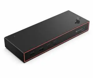 Lenovo ThinkPad Thunderbolt 4 Smart Dock Gen2 7500 - US - for Notebook, Display Screen, Monitor - Charging Capability - 135 W - Thunderbolt 4 - 4 Displays Supported - 8K @ 60Hz, 4K @ 144Hz - 7680 x 43