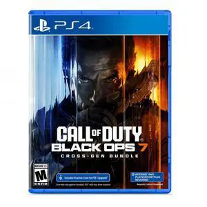 Call of Duty Black Ops 7 Cross-Gen Bundle PlayStation 4 and PlayStation 5 - For PlayStation 4 PlayStation 5 - Rated M (Mature +17) - First Person Shooter Game