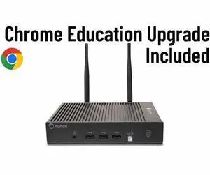 AOPEN Chromebox Mini 2 Education Upgrade - AI Ready - 3 Year Warranty Included - Intel Celeron N4500 - Fanless - 8 GB RAM - 32 GB eMMC - Military grade - Chrome Education Upgrade Included