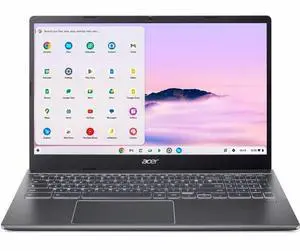 Acer Chromebook Plus 515 CBE595-2T CBE595-2T-36DM 15.6" Touchscreen Chromebook - Full HD - 60 Hz - Intel Core 3 100U - 8 GB - 256 GB SSD - English (US) Keyboard - Iron - Intel Chip - 1920 x 1080