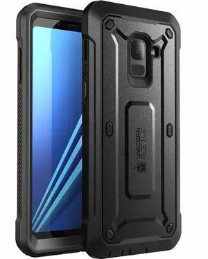 SUP Unicorn Beetle Pro Rugged Carrying Case (Holster) Samsung Galaxy A8+ (2018) Smartphone - Black - Impact Resistant, Drop Resistant, Shock Absorbing, Scratch Resistant - Polycarbonate Body - Thermop SUP Unicorn Beetle Pro Rugged Carrying Case (Holster) Samsung Galaxy A8+ (2018) Smartphone - Black - Impact Resistant, Drop Resistant, Shock Absorbing, Scratch Resistant - Polycarbonate Body - Thermop