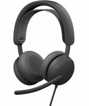 Logitech Zone Wired 2 for Business - Noise-Canceling Headset with Adaptive Hybrid ANC, Microsoft Teams Certified, USB-C with USB-A adapter, Graphite - Microsoft Teams CertificationUSB Type C, USB Type