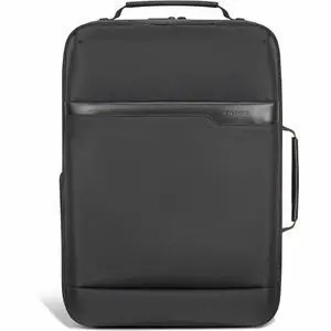 Champs Onyx Travel/Luggage Case Rugged (Backpack) for 11" to 15.6" Travel, Water Bottle, Notebook, Tablet, Glasses - Black - Water Resistant - Nylon Body - Shoulder Strap, Trolley Strap, Han