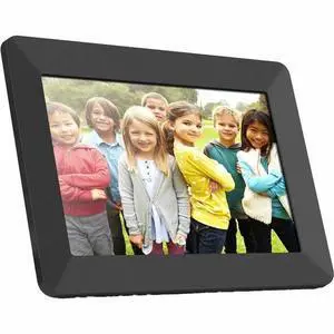 Aluratek Digital Frame - 10" LCD Digital Frame - 1280 x 800 - Cable/Wireless - 16:10 - In-plane Switching (IPS) Technology, Slideshow, Clock, Calendar, Weather Forecast, Alarm - Built-in 8 GB - U