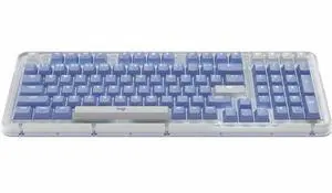 Logitech Alto Keys K98M Wireless Mechanical Keyboard, Customizable Keyboard with Vibration Absorbing Gasket, Backlit Keys, Lilac - Wireless Connectivity - Bluetooth/RF - Full-size - 2.40 GHz - USB Typ Logitech Alto Keys K98M Wireless Mechanical Keyboard, Customizable Keyboard with Vibration Absorbing Gasket, Backlit Keys, Lilac - Wireless Connectivity - Bluetooth/RF - Full-size - 2.40 GHz - USB Typ