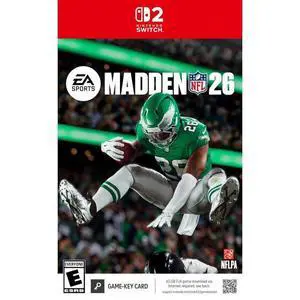 Madden NFL 26 Standard Edition Nintendo Switch 2 - For Nintendo Switch 2 - Rated E (Everyone) - Sports Game Madden NFL 26 Standard Edition Nintendo Switch 2 - For Nintendo Switch 2 - Rated E (Everyone) - Sports Game