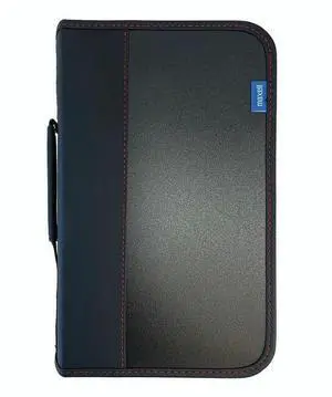 Maxell Optical Disc Case - Sleeve - Plastic, Polyurethane, Faux LeatherCD/DVD Maxell Optical Disc Case - Sleeve - Plastic, Polyurethane, Faux LeatherCD/DVD