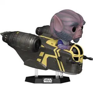 Funko POP Rides Deluxe Star Wars Mandalorian Zeb Orrelios in the Razor Crest Figure 5.3 Inches Funko POP Rides Deluxe Star Wars Mandalorian Zeb Orrelios in the Razor Crest Figure 5.3 Inches