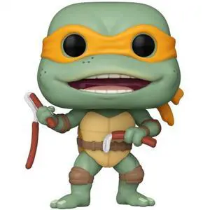 Funko POP! Movies: TMNT 1990 - Michelangelo with Sausage Link Nunchucks Funko POP! Movies: TMNT 1990 - Michelangelo with Sausage Link Nunchucks