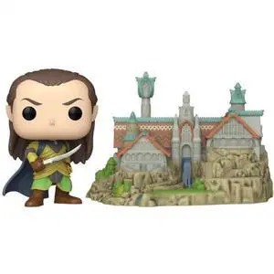 Funko POP! Town: Lord of the Rings - Elrond With Rivendell Funko POP! Town: Lord of the Rings - Elrond With Rivendell
