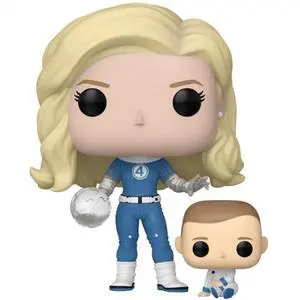 Funko POP! & Buddy: Fantastic Four: First Steps - Invisible Woman & Franklin Funko POP! & Buddy: Fantastic Four: First Steps - Invisible Woman & Franklin