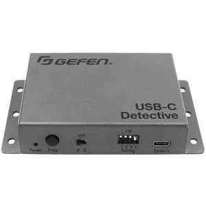 Gefen USB-C EDID Detective with EDID Control & 8K Support (GF-EDD-UC) - Functions: Video Capturing - 4320p, 2160p - 7680 x 4320 - 8K, 4K - USB - PC - Notebook, Monitor, Tablet, Desktop Computer, C Gefen USB-C EDID Detective with EDID Control & 8K Support (GF-EDD-UC) - Functions: Video Capturing - 4320p, 2160p - 7680 x 4320 - 8K, 4K - USB - PC - Notebook, Monitor, Tablet, Desktop Computer, C