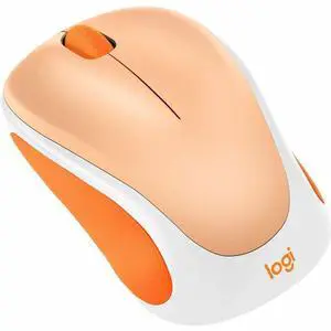 Logitech Design Mouse Wireless Mouse Limited Edition - USB Receiver, 12 months AA Battery Life, Portable & Lightweight, Light Orange - PC, Mac - Small Size Mouse - Optical - Wireless - 32.81 ft - Logitech Design Mouse Wireless Mouse Limited Edition - USB Receiver, 12 months AA Battery Life, Portable & Lightweight, Light Orange - PC, Mac - Small Size Mouse - Optical - Wireless - 32.81 ft -