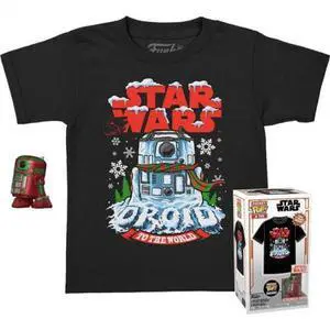 FUNKO POCKET POP! & TEE: Star Wars - Holiday R2D2 (MT) - S FUNKO POCKET POP! & TEE: Star Wars - Holiday R2D2 (MT) - S