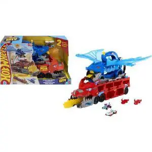 Mattel - Hot Wheels City Ultimate Dual Dragon Transporter Mattel - Hot Wheels City Ultimate Dual Dragon Transporter
