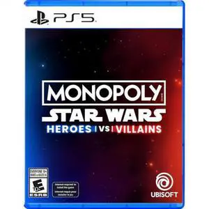 Monopoly: Star Wars Heroes vs. Villains for Playstation 5 Monopoly: Star Wars Heroes vs. Villains for Playstation 5