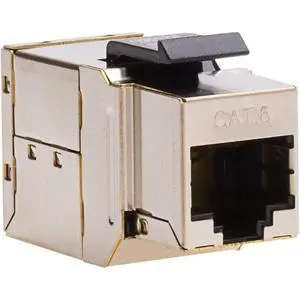 Platinum Tools Keystone Coupler, Cat6, Shielded - 1 x RJ-45 Network Female - 1 x RJ-45 Network Female - 1 Platinum Tools Keystone Coupler, Cat6, Shielded - 1 x RJ-45 Network Female - 1 x RJ-45 Network Female - 1