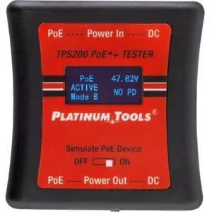 Platinum Tools PoE++ Tester - PoE Testing - 2 x Network (RJ-45) Platinum Tools PoE++ Tester - PoE Testing - 2 x Network (RJ-45)