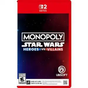 Monopoly: Star Wars Heroes vs. Villains (Game-Key Card) for Nintendo Switch 2 Monopoly: Star Wars Heroes vs. Villains (Game-Key Card) for Nintendo Switch 2
