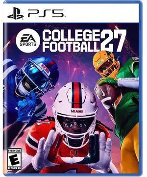 College Football 27 Standard Edition PlayStation 5 - For PlayStation 5 - Rating E (Everyone) - Sports Game College Football 27 Standard Edition PlayStation 5 - For PlayStation 5 - Rating E (Everyone) - Sports Game