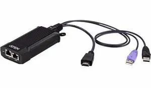 ATEN USB 4K HDMI KVM DigiProcessor - 32 Remote User(s) - 4K - 3840 x 2160 - 2 x Network (RJ-45) - 2 x USB - 1 x HDMI - 0U - Rack-mountable ATEN USB 4K HDMI KVM DigiProcessor - 32 Remote User(s) - 4K - 3840 x 2160 - 2 x Network (RJ-45) - 2 x USB - 1 x HDMI - 0U - Rack-mountable