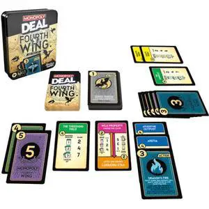 Monopoly Deal: Fourth Wing (Empyrean Series) - Card Game Monopoly Deal: Fourth Wing (Empyrean Series) - Card Game