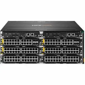 Aruba CX 5420 Switch Chassis - Manageable - 3 Layer Supported - 1000 W Power Consumption - Optical Fiber - PoE Ports - 4U - Compact Aruba CX 5420 Switch Chassis - Manageable - 3 Layer Supported - 1000 W Power Consumption - Optical Fiber - PoE Ports - 4U - Compact
