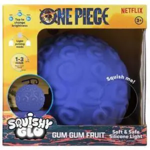 One Piece - SquishyGlo - Gum-Gum Fruit Rechargeable Silicone Light One Piece - SquishyGlo - Gum-Gum Fruit Rechargeable Silicone Light