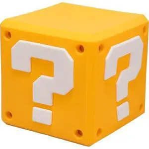 Nintendo - Question Block SquishyGlo Light Rechargeable Nintendo - Question Block SquishyGlo Light Rechargeable
