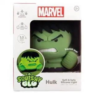 Marvel - SquishyGlo - Hulk Rechargeable Silicone Light Marvel - SquishyGlo - Hulk Rechargeable Silicone Light