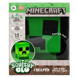Minecraft - SquishlyGlo - Creeper Silicone Rechargeable Light Minecraft - SquishlyGlo - Creeper Silicone Rechargeable Light