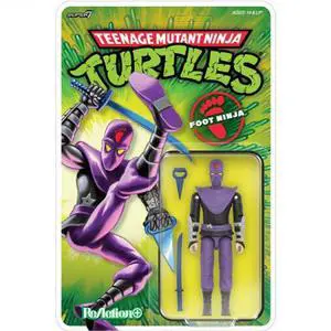 Super7 - Teenage Mutant Ninja Turtles - ReAction+ Wv1 - Foot Ninja (TMNT) Super7 - Teenage Mutant Ninja Turtles - ReAction+ Wv1 - Foot Ninja (TMNT)