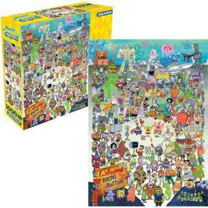 SpongeBob SquarePants - 1000 Piece Jigsaw Puzzle - Cast SpongeBob SquarePants - 1000 Piece Jigsaw Puzzle - Cast