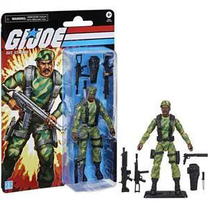 Hasbro G.I. Joe - Classified Series Retro: Cardback - Sgt. Stalker Action Figure - F98685L00 Hasbro G.I. Joe - Classified Series Retro: Cardback - Sgt. Stalker Action Figure - F98685L00