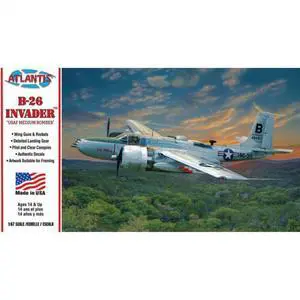 B-26 Invader Medium Bomber United States Air Force (USAF) 1:67 Scale Model Kit B-26 Invader Medium Bomber United States Air Force (USAF) 1:67 Scale Model Kit