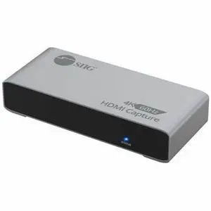 SIIG 4K60Hz HDMI Video Capture Device with Loopout - USB-C HDMI Capture Card lets you capture and record true 4K video at 60fps while simultaneously outputting zero-latency 4K60Hz passthrough to your SIIG 4K60Hz HDMI Video Capture Device with Loopout - USB-C HDMI Capture Card lets you capture and record true 4K video at 60fps while simultaneously outputting zero-latency 4K60Hz passthrough to your