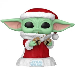 Funko POP! Star Wars: Mando Holiday - Grogu - 80009 Funko POP! Star Wars: Mando Holiday - Grogu - 80009