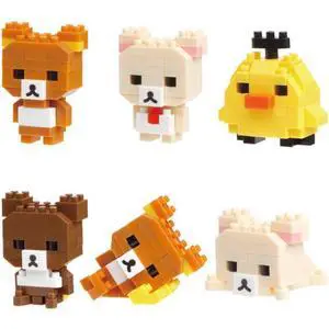 Nanoblock - Rilakkuma - Mininano Blind Box - Characters vol.1 6ct PDQ Nanoblock - Rilakkuma - Mininano Blind Box - Characters vol.1 6ct PDQ